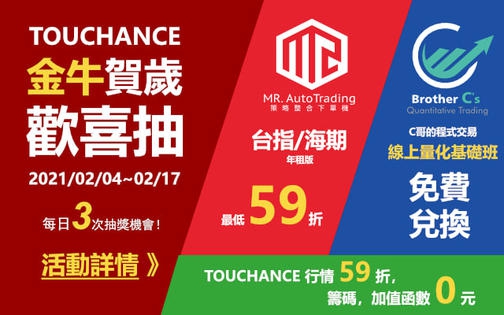 【TOUCHANCE - 金牛賀歲，歡喜抽】活動圓滿結束！